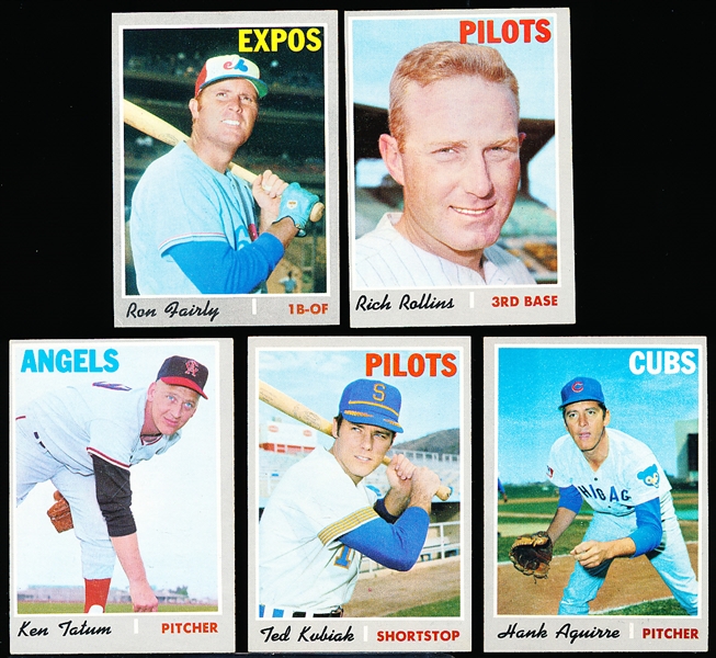 1970 Topps Baseball- 5 Diff Hi#’s
