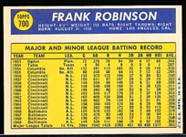 1970 Topps Baseball- #700 Frank Robinson, Orioles- Hi#