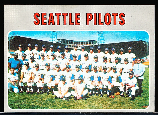 1970 Topps Baseball- #713 Seattle Pilots- Hi# 