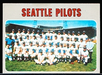 1970 Topps Baseball- #713 Seattle Pilots- Hi# 
