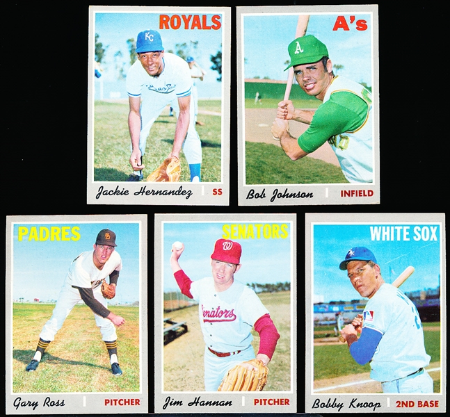 1970 Topps Bb- 5 Diff Hi#’s