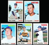 1970 Topps Bb- 5 Diff Hi#’s