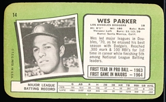 1971 Topps Bb Super- #14 Wes Parker, Dodgers