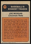 1972 Topps Bb- #752 Joe Morgan Traded- Hi# 