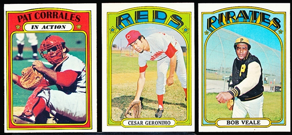 1972 Topps Bb- 3 Diff Hi#’s
