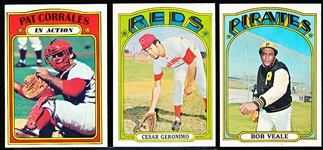 1972 Topps Bb- 3 Diff Hi#’s