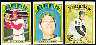 1972 Topps Bb- 3 Diff Hi#’s