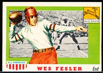 1955 Topps All American Football- #30 Wes Fesler, Ohio State