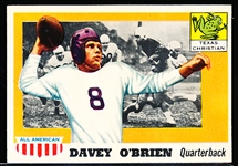 1955 Topps All American Football- #34 Davey O’Brien, Texas Christian