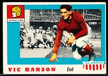 1955 Topps All American Football- #57 Vic Hanson, Syracuse