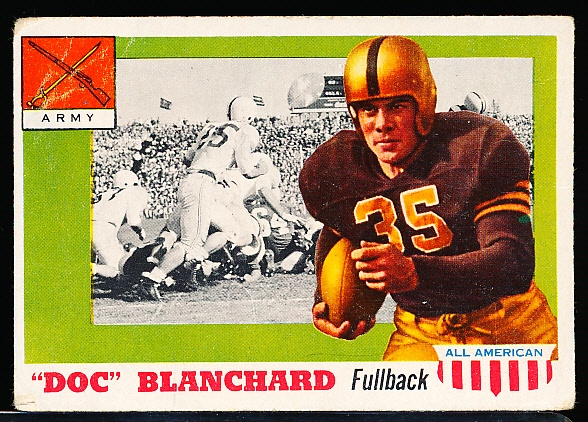 1955 Topps All American Football- #59 Doc Blanchard, Army