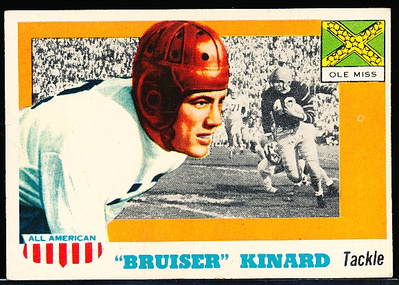 1955 Topps All American Football- #66 Bruiser Kinard, Ole Miss