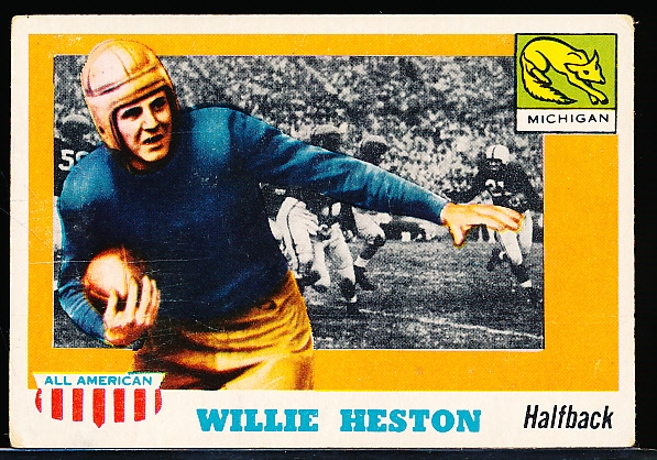 1955 Topps All American Football- #93 Willie Heston, Michigan