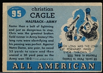 1955 Topps All American Football- #95 Chris Cagle, Army
