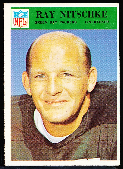 1966 Philly Fb- #87 Ray Nitschke, Packers