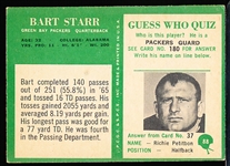 1966 Philly Fb- #88 Bart Starr, Packers