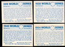 1970 Fleer World Series Bsbl.- 37 Diff. Cards
