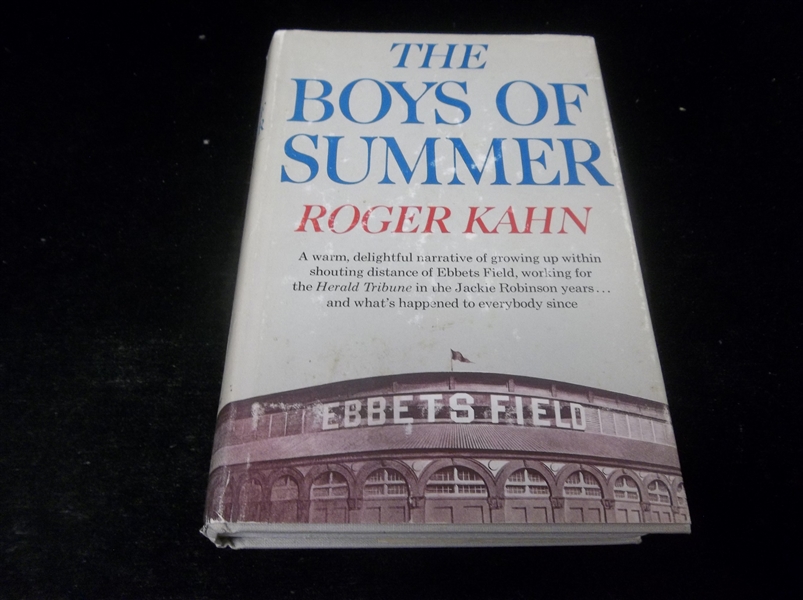 Autographed 1972 The Boys of Summer, by Roger Kahn- Signed by Duke Snider on Title Page