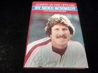 Autographed 1982 Always on the Offense, by Mike Schmidt with Barbara Walder- Signed by Schmidt on Title Page