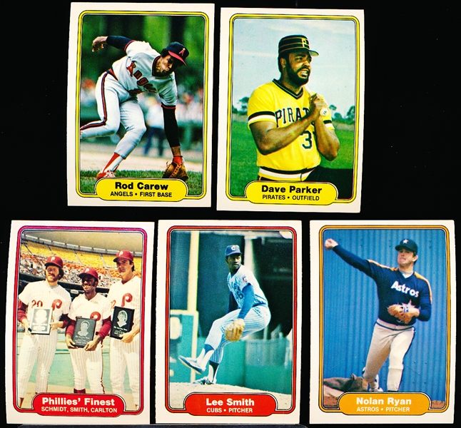 1982 Fleer Bsbl.- 28 Asst. Stars