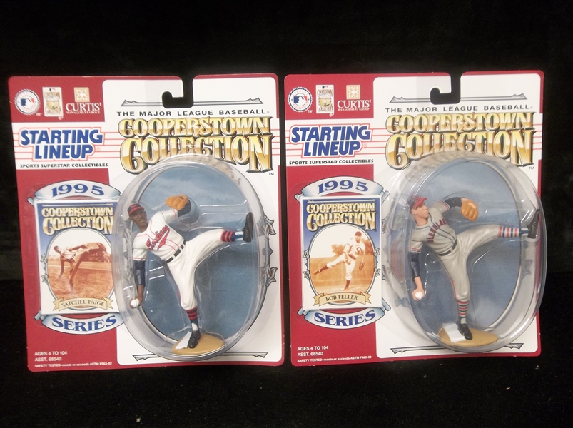 1995 Starting Lineup Cooperstown Collection MLB- 2 Diff. Cleveland Indians
