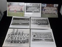 Clean-Up Lot of 7 Asst. MLB/MiLB/Negro League B/W and Color 8” x 10” Team Photos