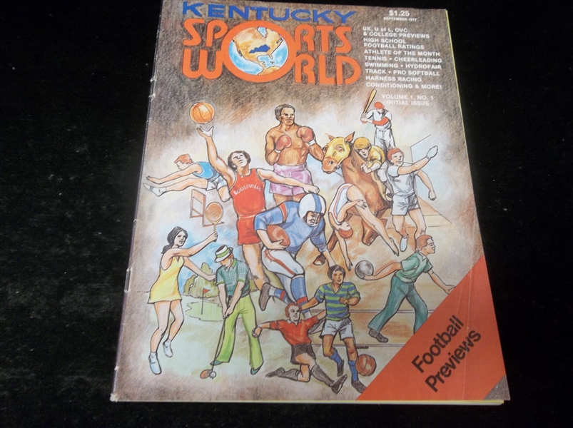 September 1977 Kentucky Sports World- Volume 1, No. 1- Initial Issue