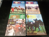 1978-80 Kentucky Sports World Horse Racing Sports Covers- 4 Diff. Issues
