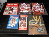 Clean-Up Lot of 6 Diff. NCAA/NBA Media Guides
