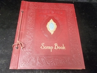 Collector Made 1950 Baseball Vintage Scrapbook