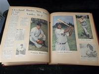 Collector Made 1950 Baseball Vintage Scrapbook