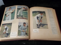 Collector Made 1950 Baseball Vintage Scrapbook