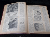 Collector Made 1950 Baseball Vintage Scrapbook