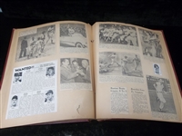 Collector Made 1950 Baseball Vintage Scrapbook