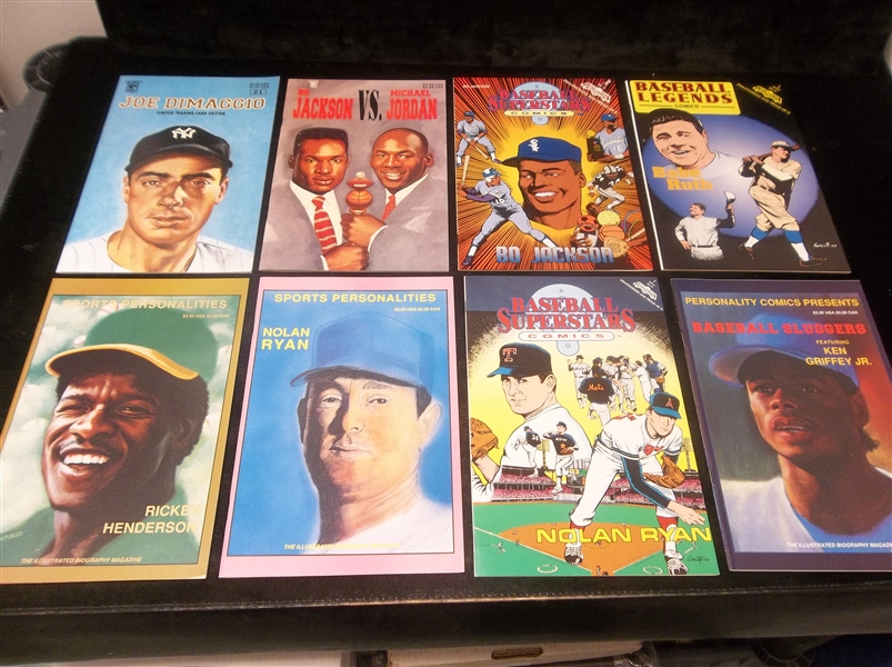 1991 & ’92 Baseball Comic Books- 8 Diff.