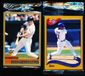 2000 & ’02 Topps Baseball- One Unopened Promo Pack Set of 3 from Both Years