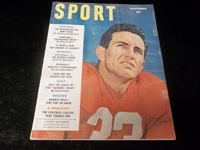 Nov. 1950 Sport Magazine- Harry Agganis Boston College Cover