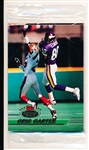 1993 Stadium Club Football- One Unopened Pre-Production Sample Pack Set of 9 Cards