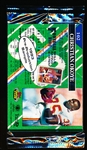 1993 Stadium Club Football- One Unopened Pre-Production Sample Pack Set of 9 Cards