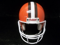 Riddell Cleveland Browns Authentic Large (7-1/4-7-3/4) Full Sized Helmet with Metal Face Mask