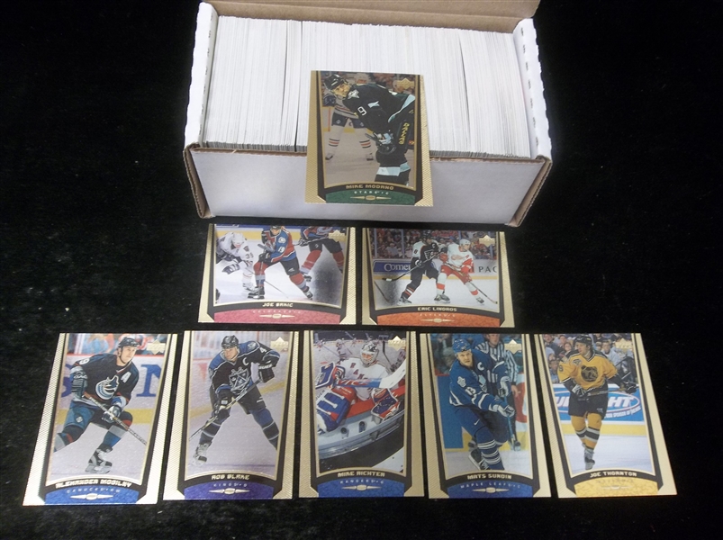 1998-99 Upper Deck Gold Reserve Update Hockey- Approx. 400 Asst.