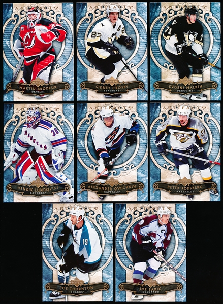 2007-08 UD Artifacts Hockey Complete Base (#1-100) Set