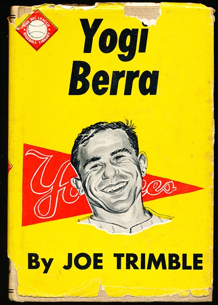 1954 Yogi Berra by Joe Trimble- The Big League Baseball Library