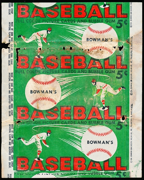 1954 Bowman Baseball- 5 Cent Undated Wrapper