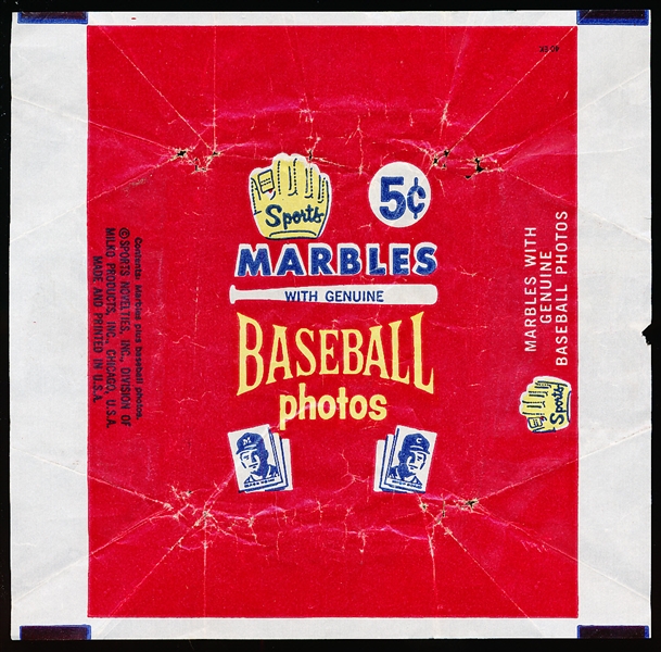 1960 Leaf Baseball- 5 Cent Wrapper
