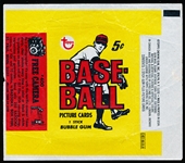 1968 Topps Baseball- 5 Cent Wrapper