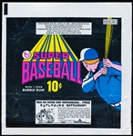 1970 Topps Baseball Super- 10 Cent Wrapper