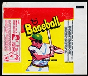1973 Topps Baseball Wrapper