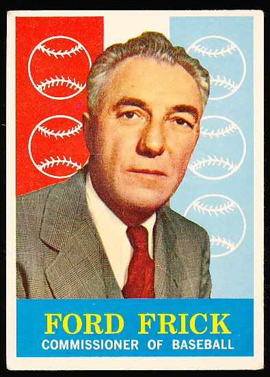 1959 Topps Baseball- #1 Ford Frick