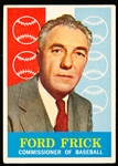 1959 Topps Baseball- #1 Ford Frick